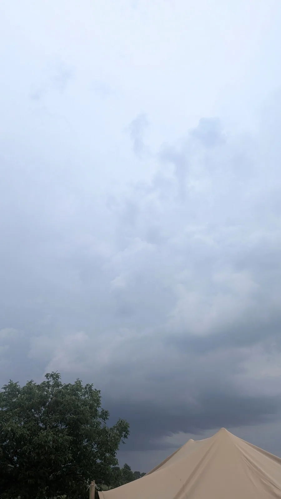 donkere lucht